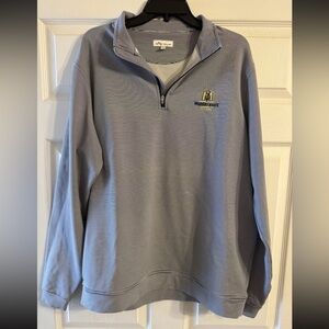 Peter Millar Light Blue Murray State Quarter-Zip Pullover